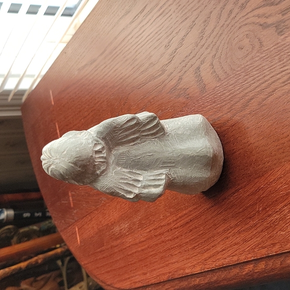 Isabel Bloom 2007 Concrete Angel Girl Statue - Signed - Picture 3 of 4